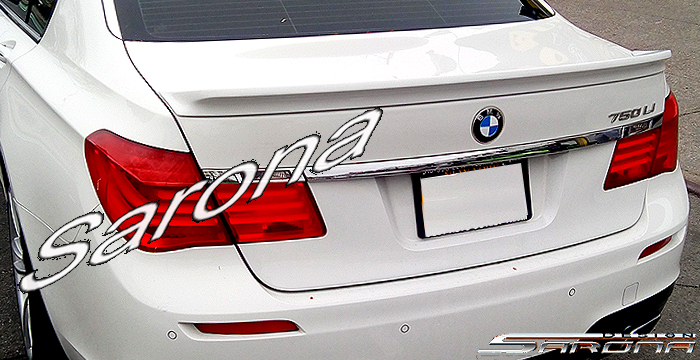 Custom BMW 7 Series Trunk Wing  Sedan (2009 - 2014) - $319.00 (Manufacturer Sarona, Part #BM-061-TW)